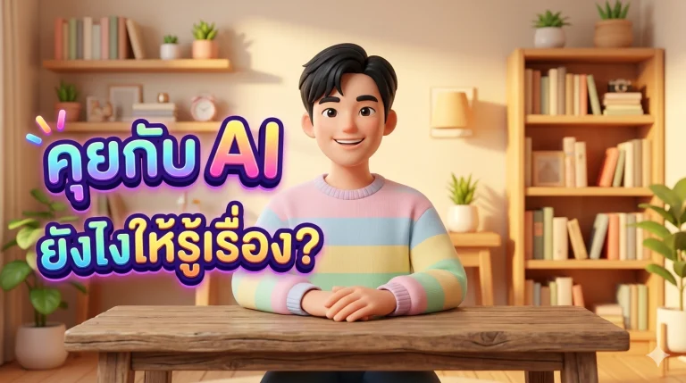 คุยกับ AI ยังไงให้รู้เรื่อง? สูตรลับ "สั่งงาน" ให้ได้ผลลัพธ์เป๊ะในครั้งเดียว